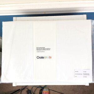 Crate & Kids 60" Blackout Curtain Panel NWT